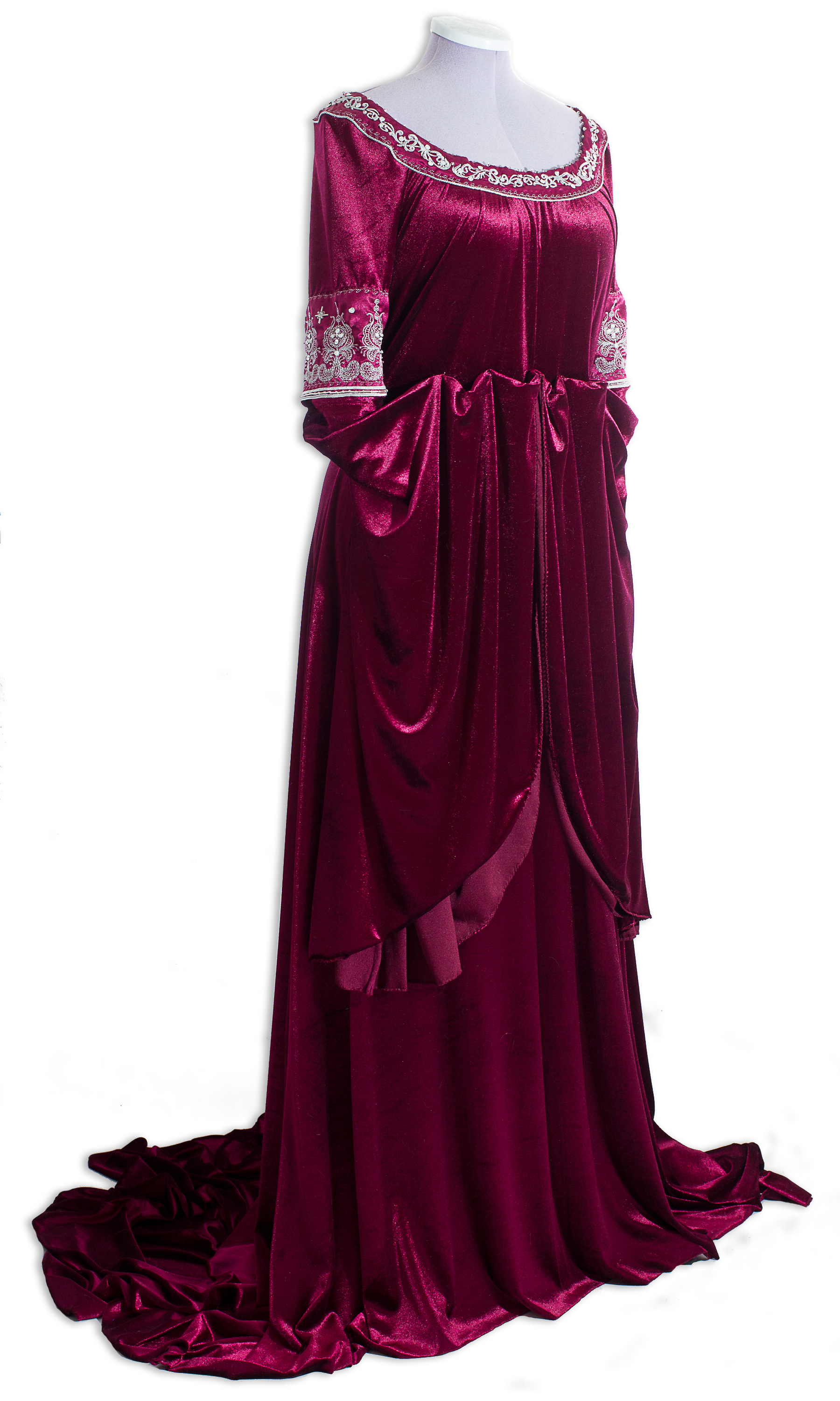 Elbenkleid Arwen Cranberry