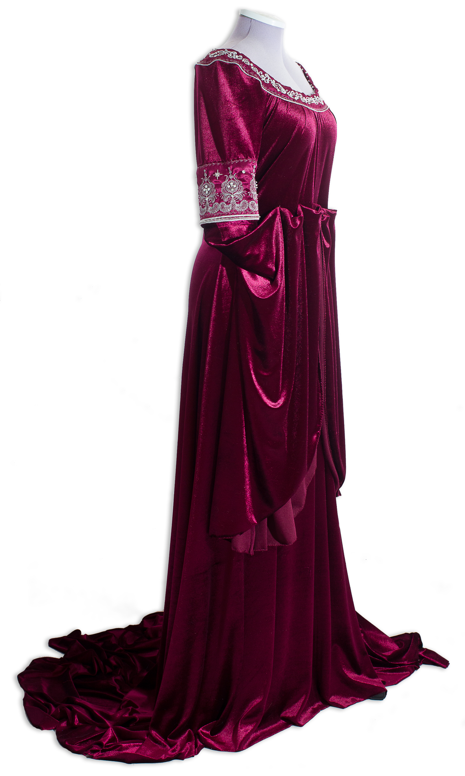 Elbenkleid Arwen Cranberry